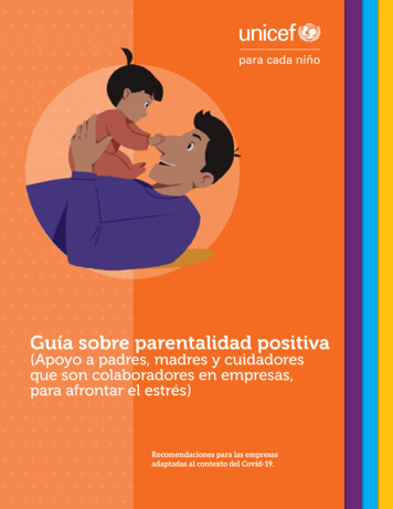 Guía Sobre Parentalidad Positiva