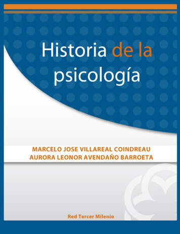 HISTORIA DE LA PSICOLOGÍA - Aliat.click