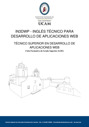 In3dwp - Inglés Técnico Para Desarrollo De Aplicaciones Web