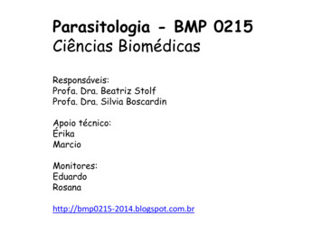 Parasitologia - BMP 0215