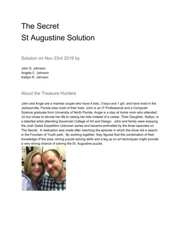 The Secret St Augustine Solution - 12treasures 