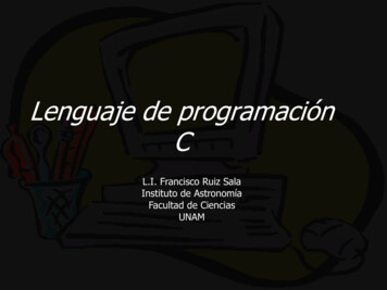 Lenguaje De Programación C - UNAM