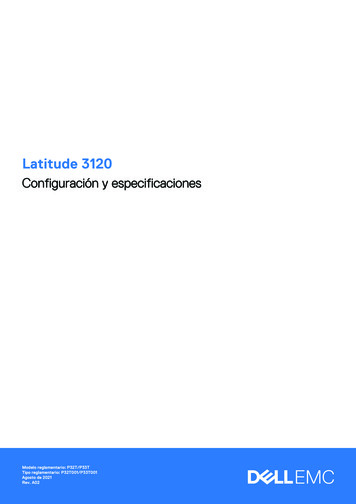 Latitude 3120 Configuración Y Especificaciones - Dell