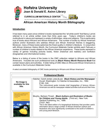 DISPLAY - AFRICAN AMERICAN HISTORY MONTH - Hofstra University