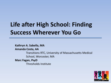 Life After High School: Finding Success Wherever You Go