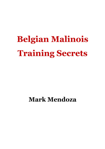 EBook - Belgian Malinois Training Secrets - Obedient-Dog 