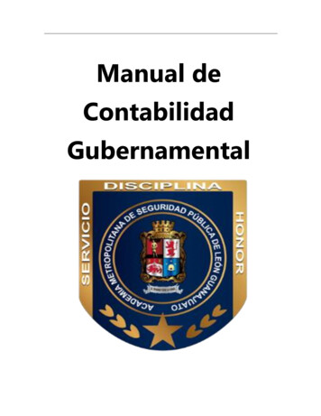 Manual De Contabilidad - Amsplg.gob.mx