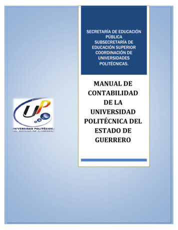 Manual De Procedimiento Para El Registro Y Control De . - Upeg