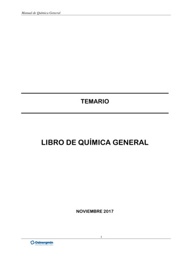 LIBRO DE QUÍMICA GENERAL - Osinerg.gob.pe