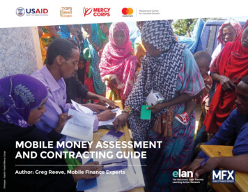 MOBILE MONEY ASSESSMENT AND CONTRACTING GUIDE - FSN) Network