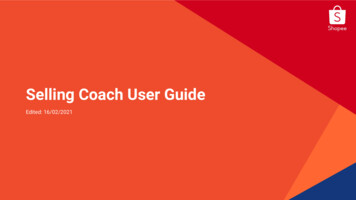Selling Coach User Guide - Deo.shopeemobile 