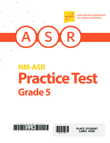 N-S Practice Test - New Mexico Help & Support