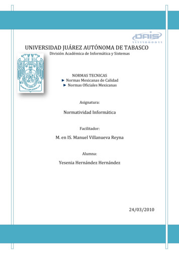 UNIVERSIDAD JUÁREZ AUTÓNOMA DE TABASCO - Monografias 