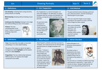 Drawing Portraits Year 9 Term 3 - Trinity Academy Grammar