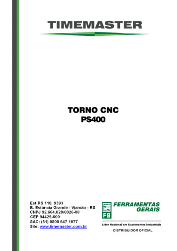 TORNOTORNO CNC CNC CNC PS40PS400 000 - Timemaster