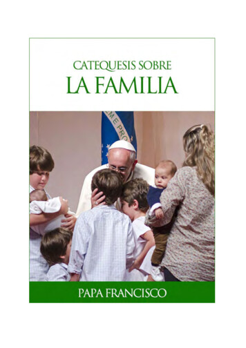 Catequesis Sobre La Familia - Opus Dei