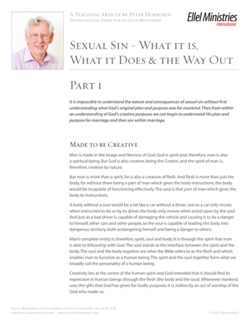 Sexual Sin - What It Is, What It Does & The Way Out Part 1 - Ellel