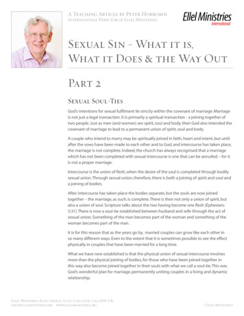 Sexual Sin - What It Is, What It Does & The Way Out Part 2 - Ellel