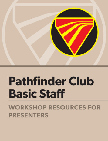 Pathfinder Club Basic Staff - Club Ministries