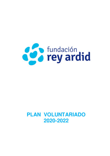 Plan Voluntariado 2020-2022