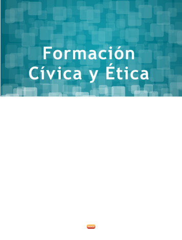 Formación Cívica Y Ética - Mira Que Te Miro