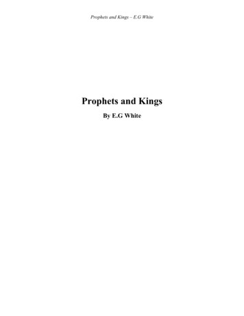 Prophets And Kings - Dewsberry