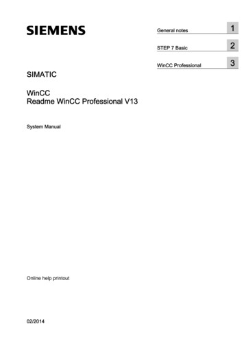 Readme WinCC Professional V13 - Cache.industry.siemens 