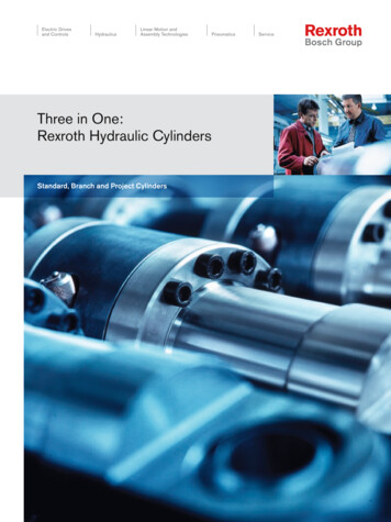 Three In One: Rexroth Hydraulic Cylinders - Coastal Hydraulics