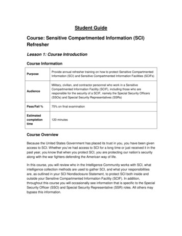 SCI100 Student Guide - CDSE