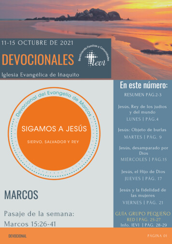 Sigamos A Jesus - Octubre 11-15
