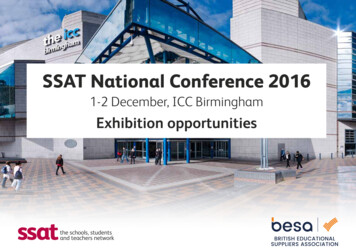 SSAT National Conference 2016 - BESA