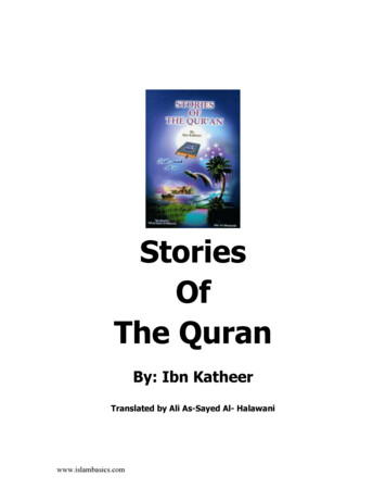Stories Of The Quran - Islamic Center Of Orlando Jama Masjid