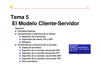 Tema 5 El Modelo Cliente-Servidor - UMH