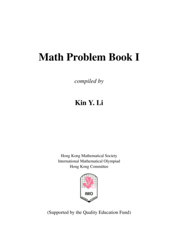 Math Problem Book I - ELTE