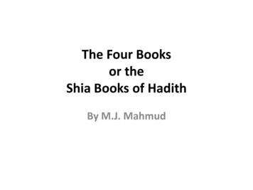 The Four Books Or The Shia Books Of Hadith - Webs