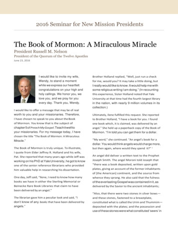 The Book Of Mormon: A Miraculous Miracle - Firm Foundation