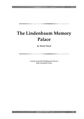 The Lindenbaum Memory Palace - Arborell