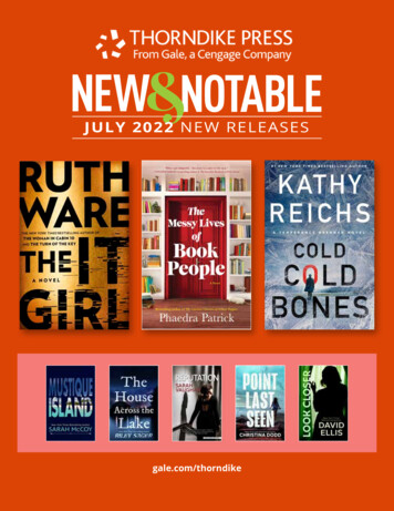 JULY 2022 NEW RELEASES - Gale