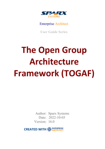 The Open Group Architecture Framework (TOGAF) - Enterprise Architect