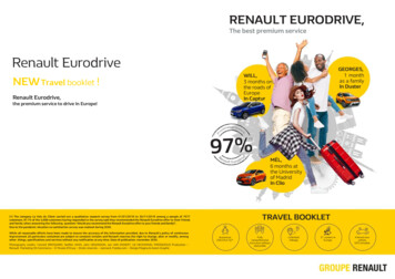 Renault Travel Book European Car Leasing - Renault Eurodrive