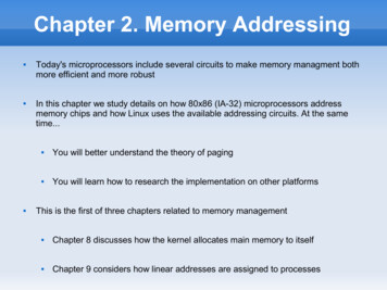 Chapter 2. Memory Addressing - UNLP