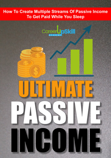 ULTIMATE PASSIVE INCOME - Careerupskillacademy 