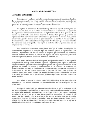 CONTABILIDAD AGRICOLA ASPECTOS GENERALES - GEOCITIES.ws