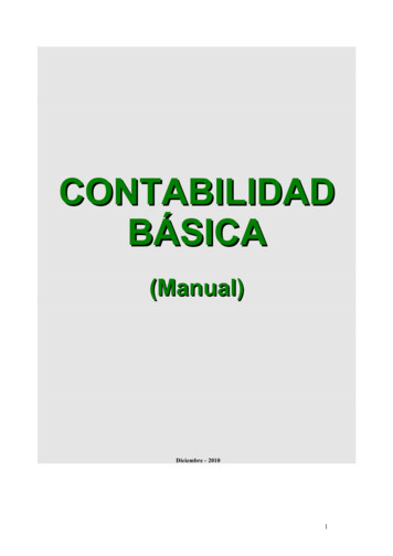 Manual De Contabilidad Básica - :Colegio De Auditores O Contadores .