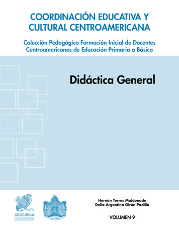 Coordinación Educativa Y Cultural Centroamericana - Cecc Sica