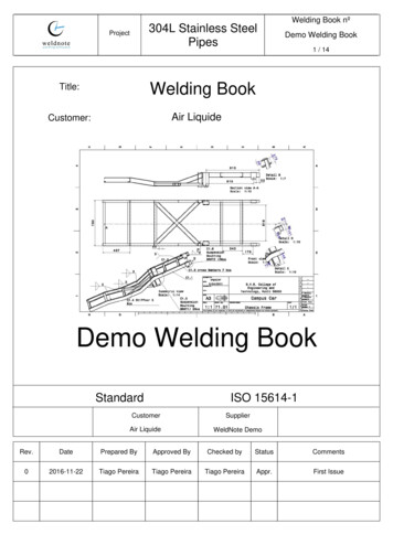 Demo Welding Book - WeldNote