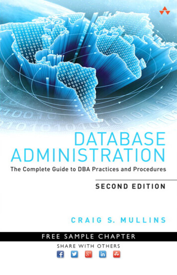 Accolades For Database Administration