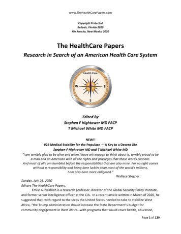 The HealthCare Papers