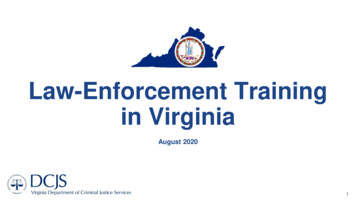 Law-Enforcement Training In Virginia
