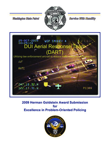 DUI Aerial Response Team (DART) - Popcenter.asu.edu